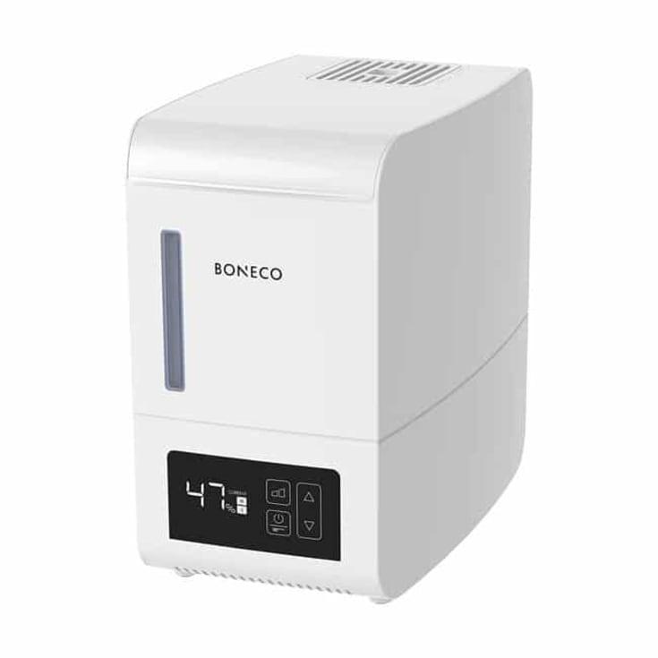 Boneco S250 luftfukter med varm dampteknologi og digitalt display